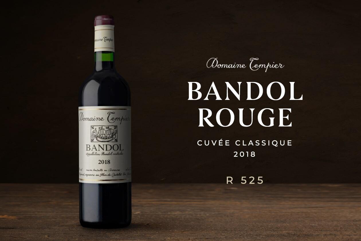 Tempier Bandol Rouge Cuvée Classique 2018 – Order online