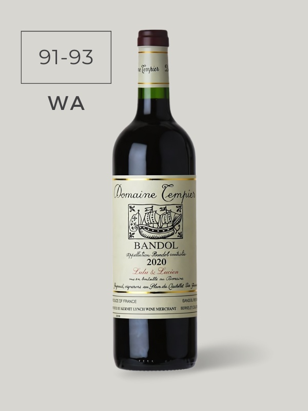 Tempier Bandol Rouge Lulu & Lucien 2020
